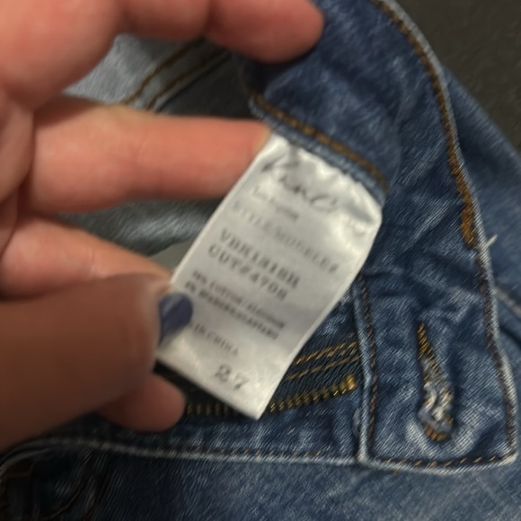 KanCan Blue Distressed Los Angeles Skinny Jeans size 27 - Picture 7 of 11